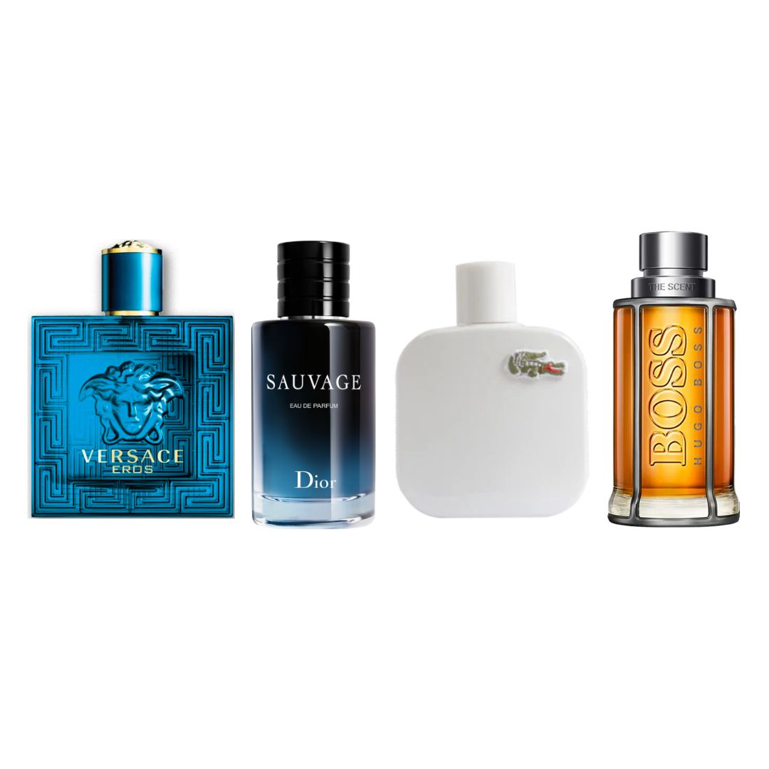 THESCENTMEN+EROS+SAUVAGE+LACOSTEBLANCA